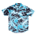RIPNDIP NIKOLA SHORT SLEEVE BUTTON UP (BLACK/BLUE)