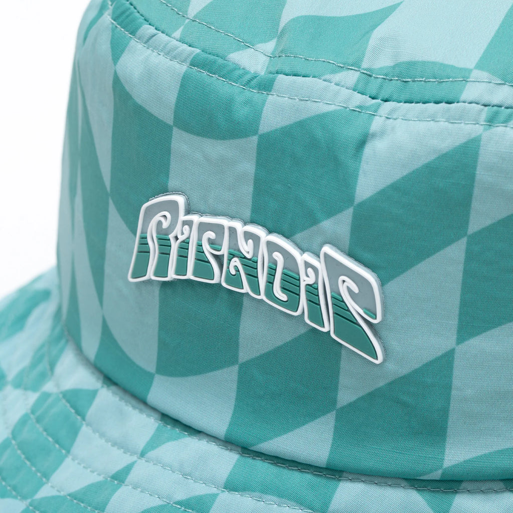 RIPNDIP CHECKED BUCKET HAT (OLIVE)