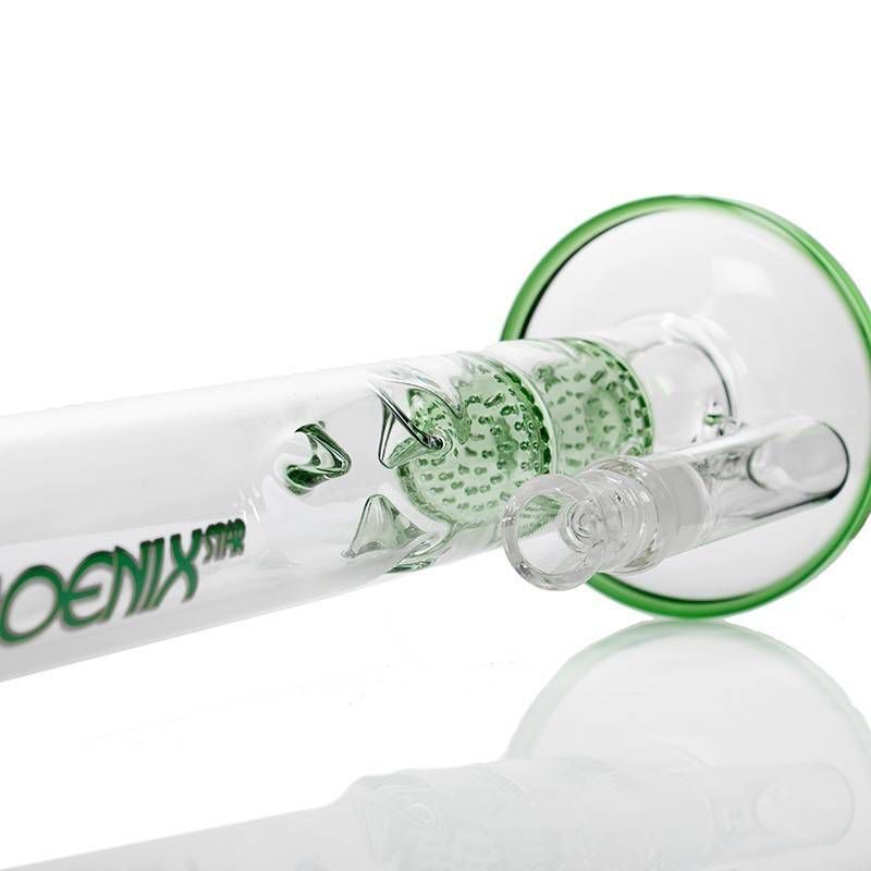 Phoenix Twin Honeycomb Glass Bong Blue
