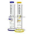 18" DOUBLE HONEY COMB STRAIGHT WATER PIPE BY CALI CLOUDX