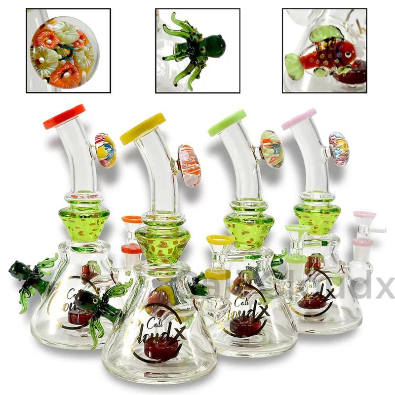 8" FISH PENDANT SHOWER HEAD WATER PIPE BY CALI CLOUDX