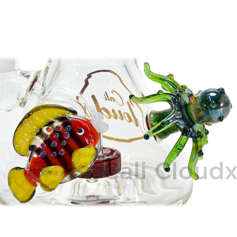 8" FISH PENDANT SHOWER HEAD WATER PIPE BY CALI CLOUDX
