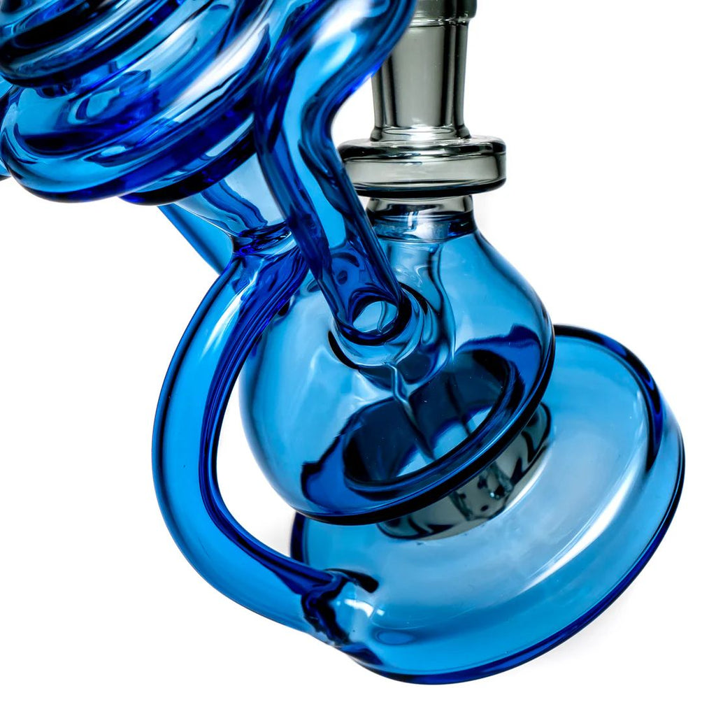 Phoenix Star - Flat Base Dual Recycler - Blue &amp; Smoke