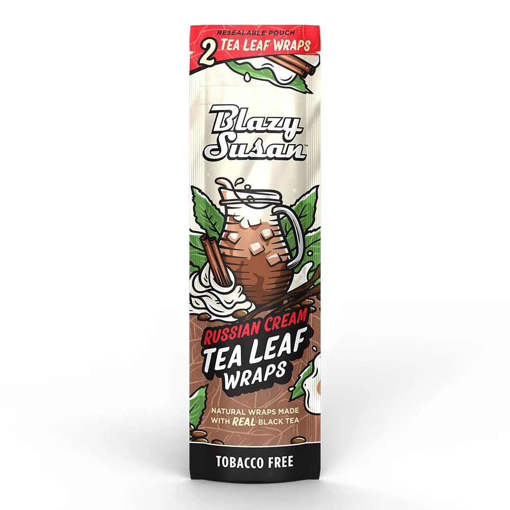 Blazy Susan Russian Cream Tea Leaf Wraps | Single Pack