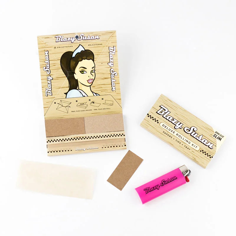 BLAZY SUSAN DELUXE ROLLING KIT-UNBLEACH