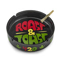 ROAST AND TOAST ASHTRAY  CERAMICA