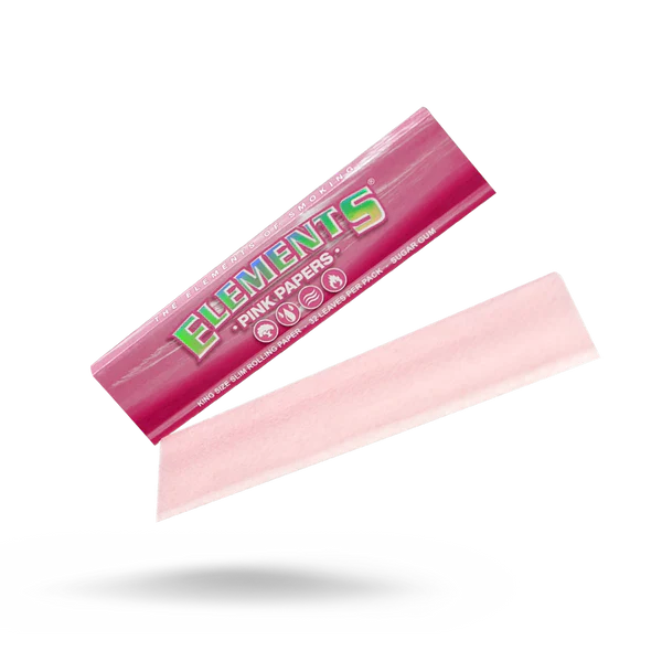 ELEMENTS PINK KING SIZE SLIM ROLLING PAPERS