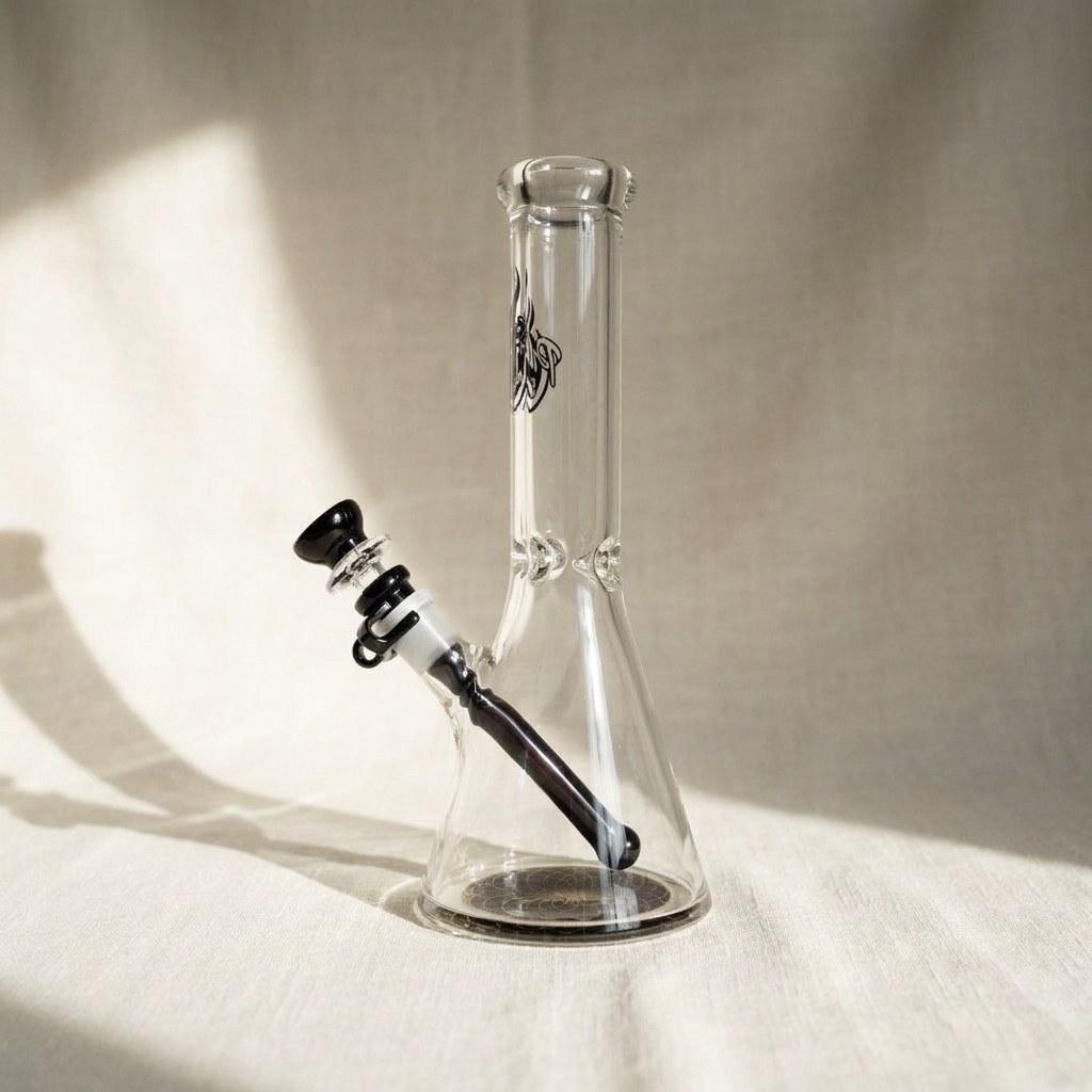 Purple Express Beaker Bong 10 pulgadas de vidrio