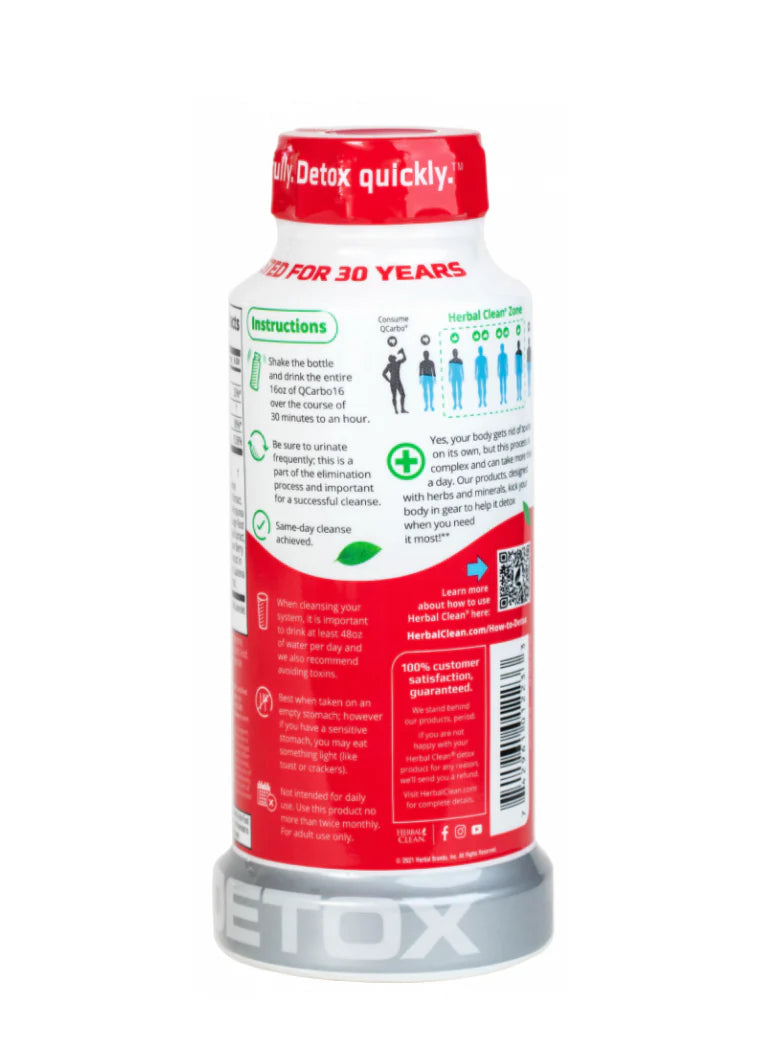 Q CARBO 16OZ Herbal Clean - Desintoxicante Natural