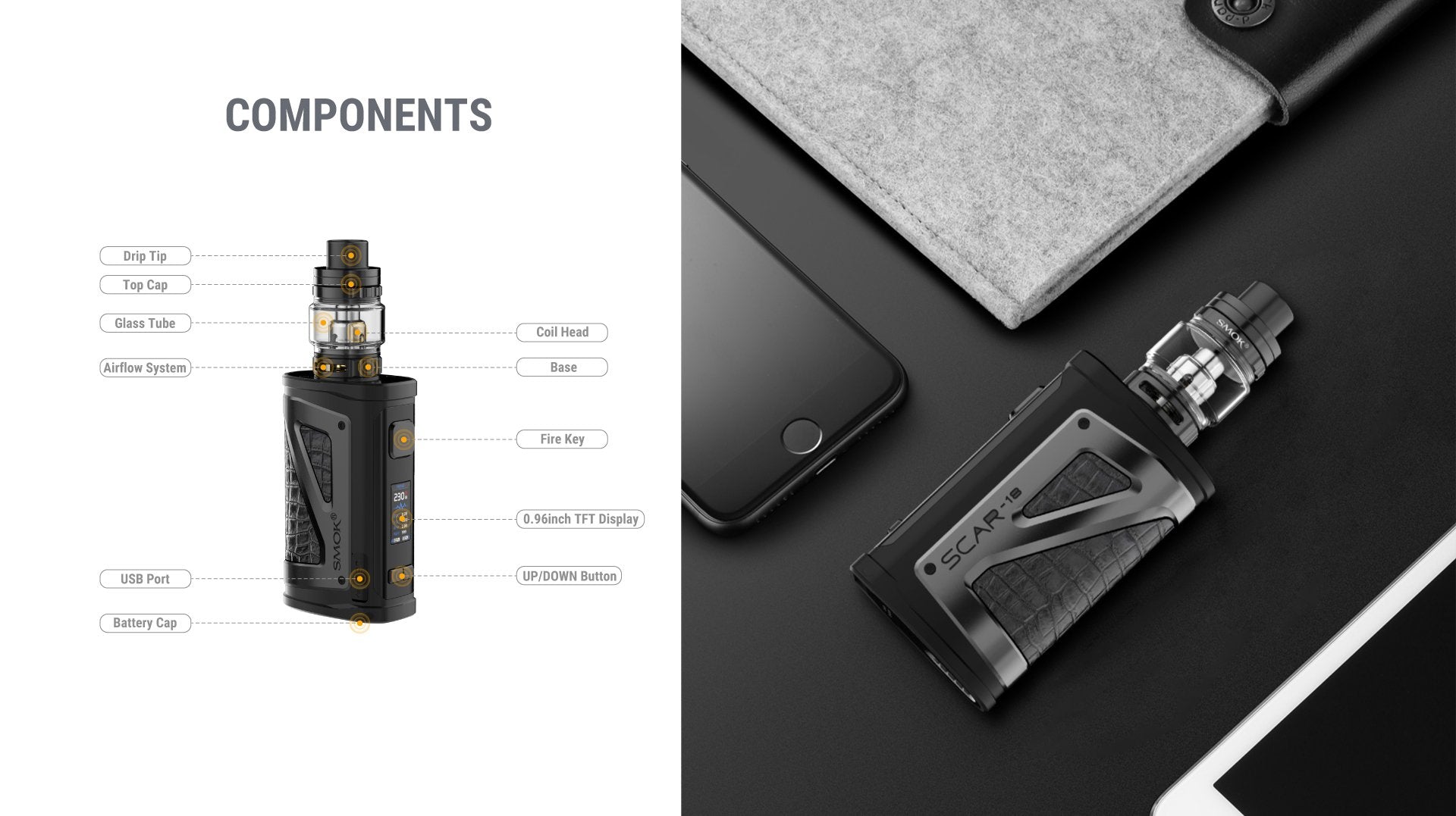 SMOK SCAR-18 230W STARTER KIT