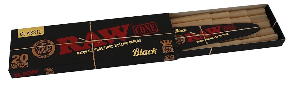 Raw Black Cone 20u King Size