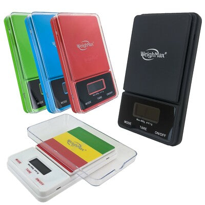 Weigh Max Luminx 100 - gramera digital con pantalla LED azul